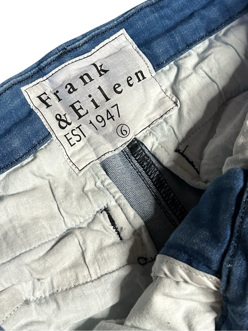 Frank & Eileen Wicklow Italian denim crop chinos 6 - Picture 5 of 7